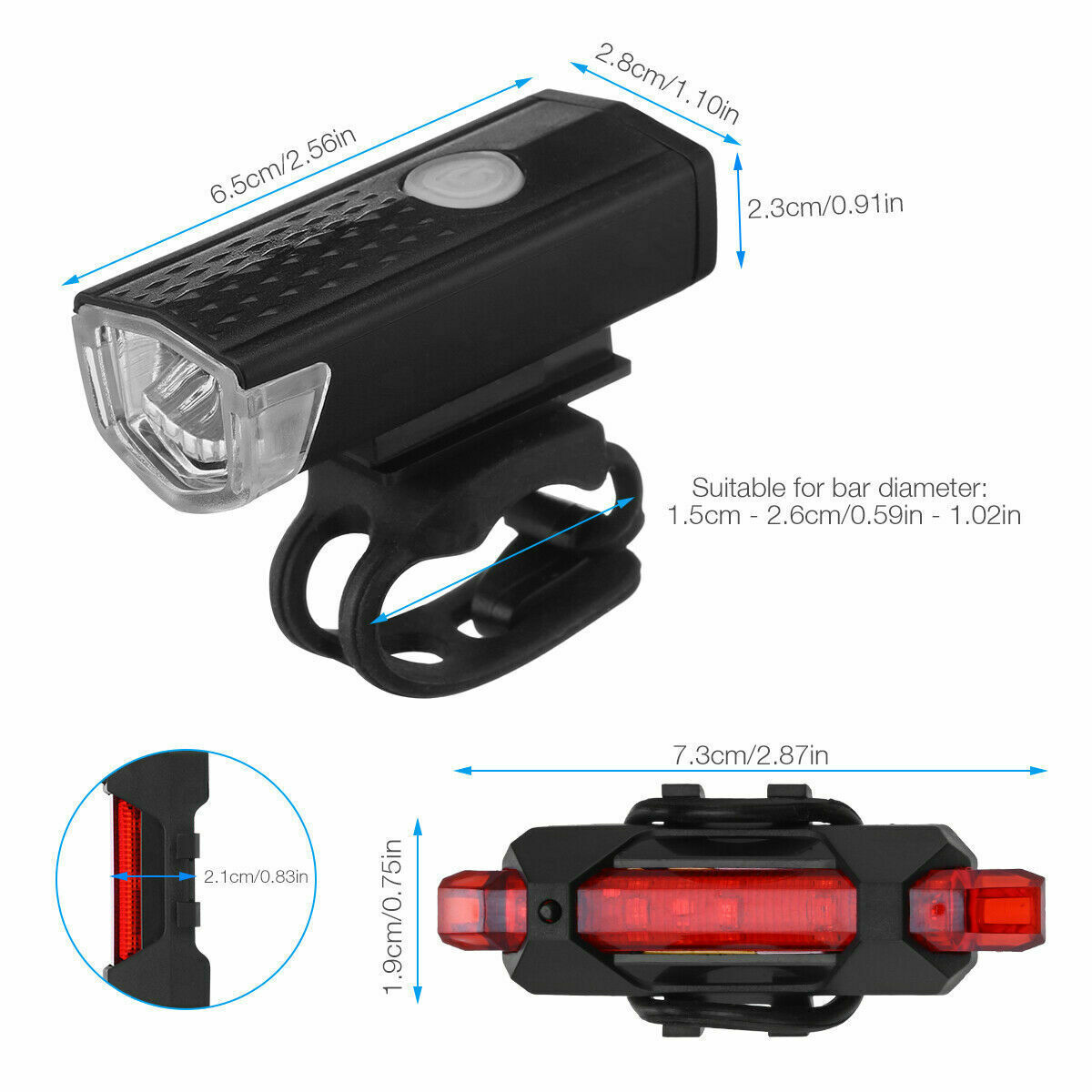 Rechargeable LED Bicycle Headlight