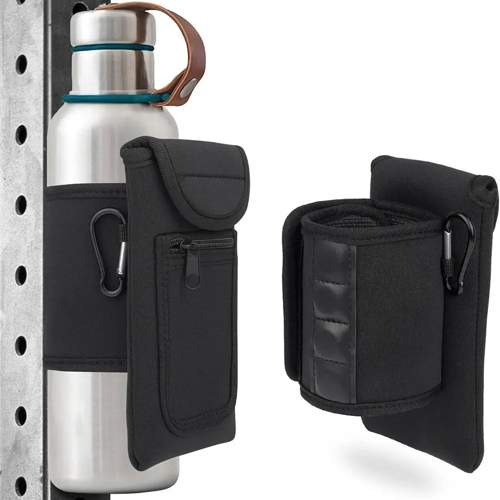 Magnetic Gym Water Bottle Holder - Convenient Attachment for Easy Access on Metal Surfaces