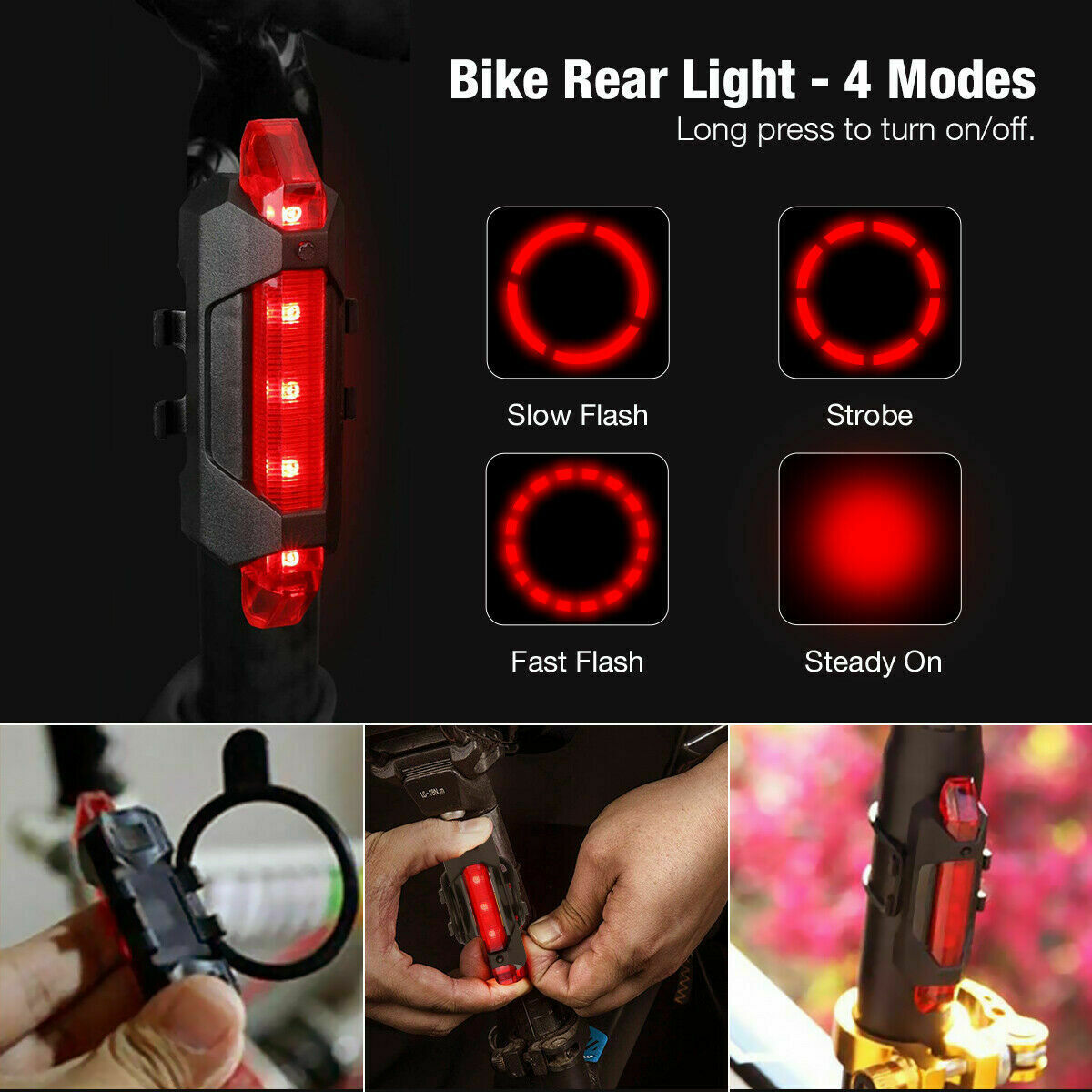 Rechargeable LED Bicycle Headlight